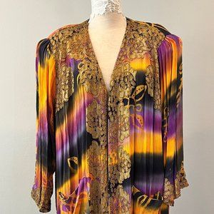 Beautiful Beaded Woman's Duster/Evening Coat